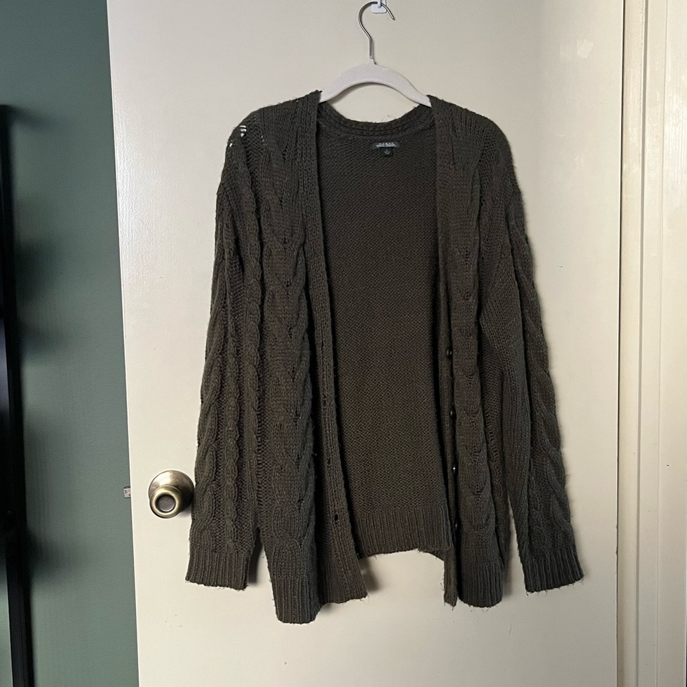 Wild Fable Olive Cardigan